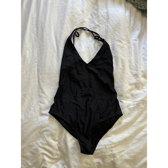 Free People Beach Riot Farrah One-Piece Swimsuit in Black Size Small - Picture 6 of 8